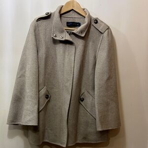 Chic Tan Wool Coat